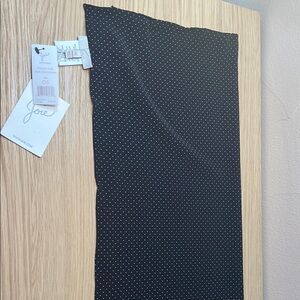 NWT Joie Black Polka Dot Silk Scarf